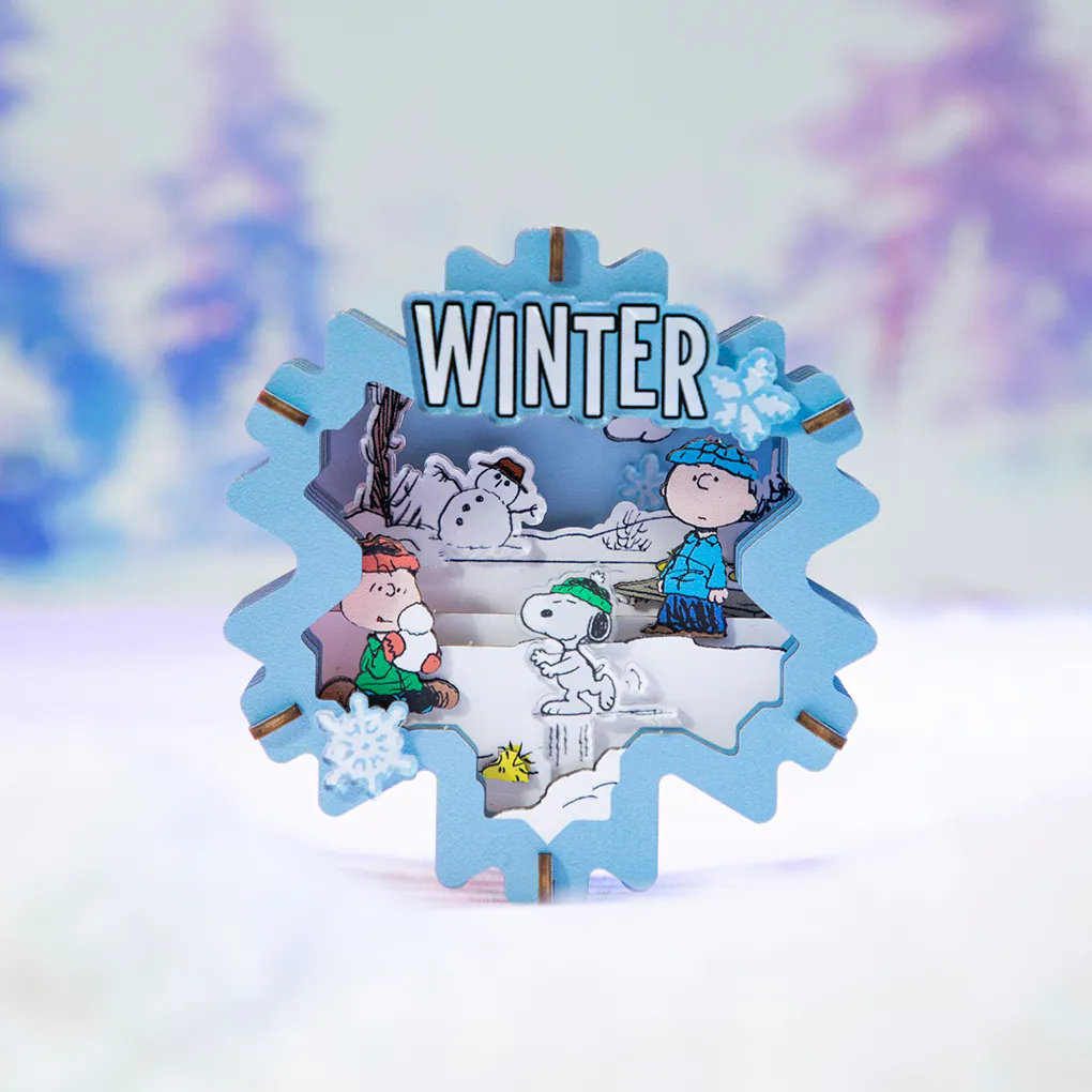 拼奇 PUREMIND 史努比 冬日樂園 劇院組(2303) 木拼