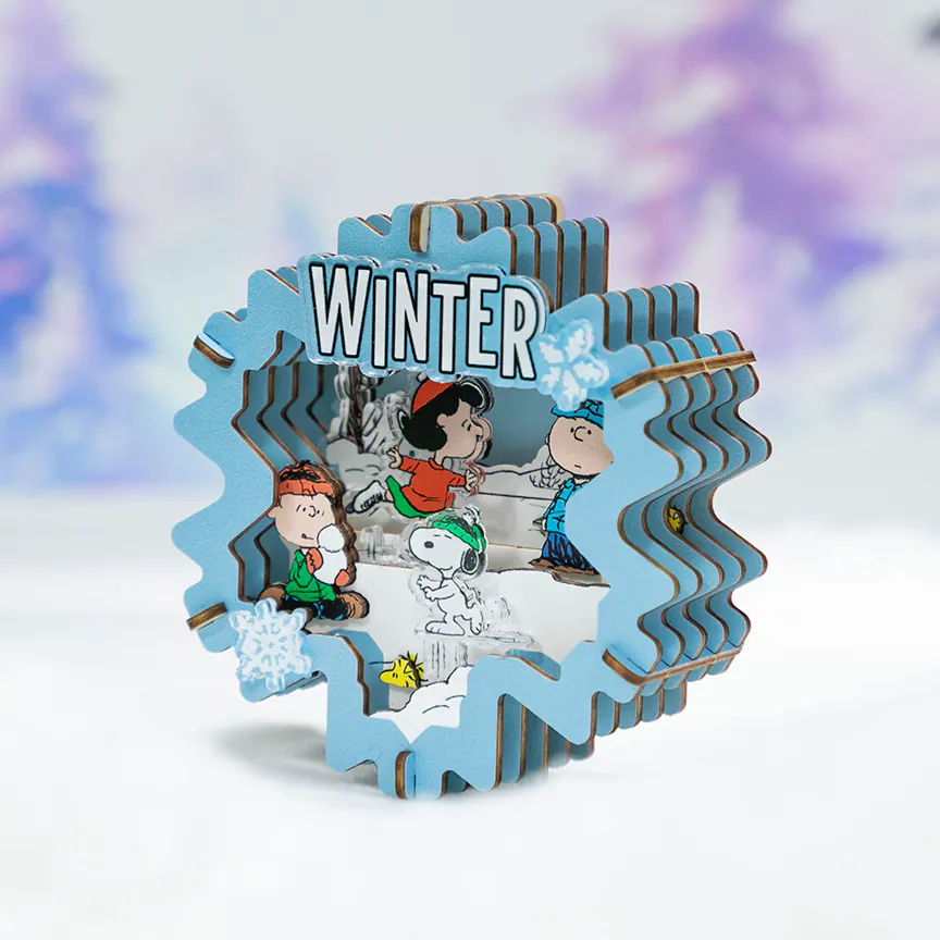 拼奇 PUREMIND 史努比 冬日樂園 劇院組(2303) 木拼