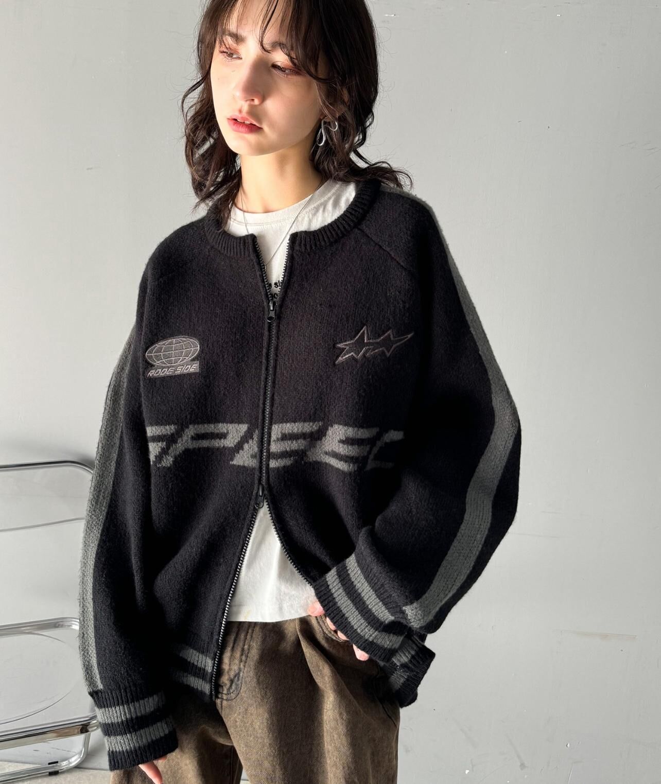 【預購】JN090502 Java 運動風針織外套