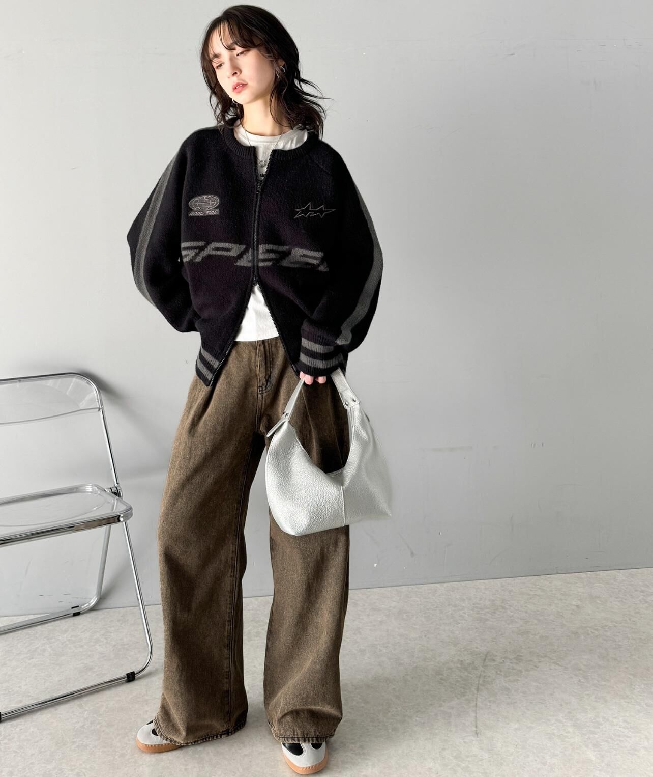 【預購】JN090502 Java 運動風針織外套