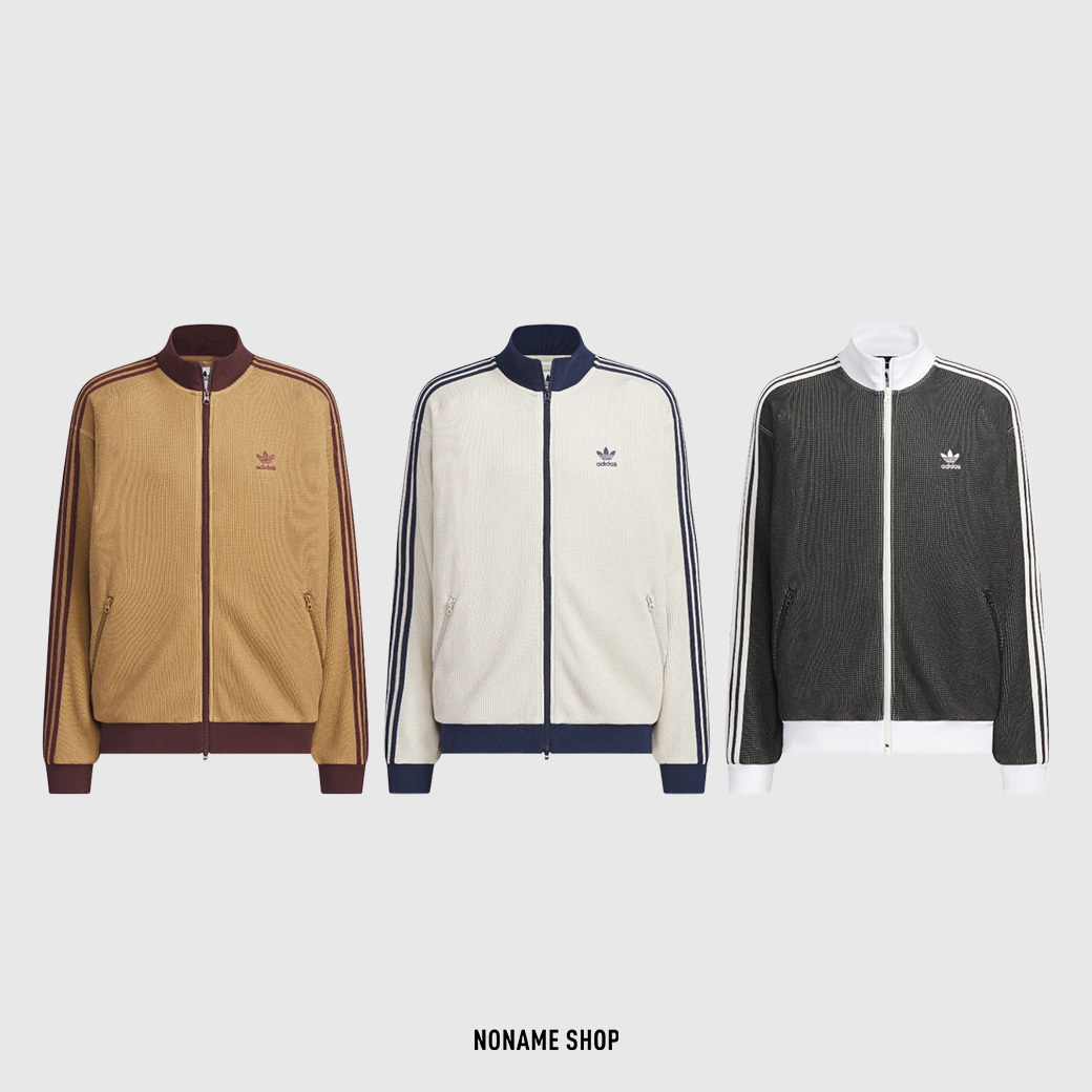 ADIDAS ORIGINALS TOP 微立領 華夫格 落肩 外套 三色 (男款)
