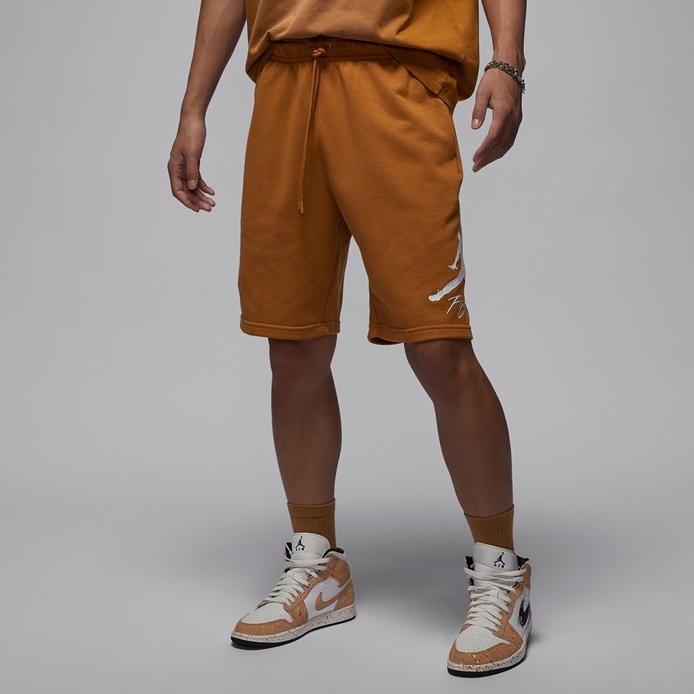 NIKE 短褲 JORDAN 土黃色 抽繩 休閒 棉短褲 男 FV7310-228
