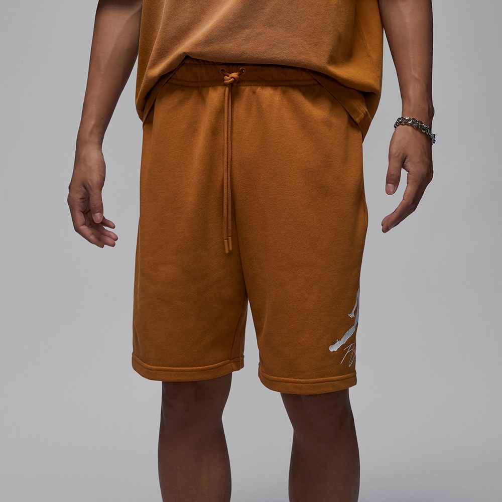 NIKE 短褲 JORDAN 土黃色 抽繩 休閒 棉短褲 男 FV7310-228
