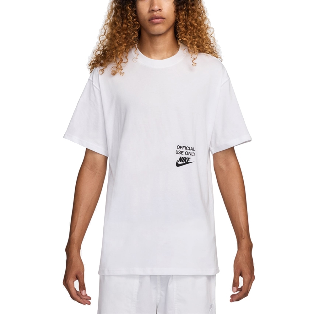 NIKE 短T NSW TEE M90 白色 落肩 寬鬆 短袖 中性 HJ0775-100
