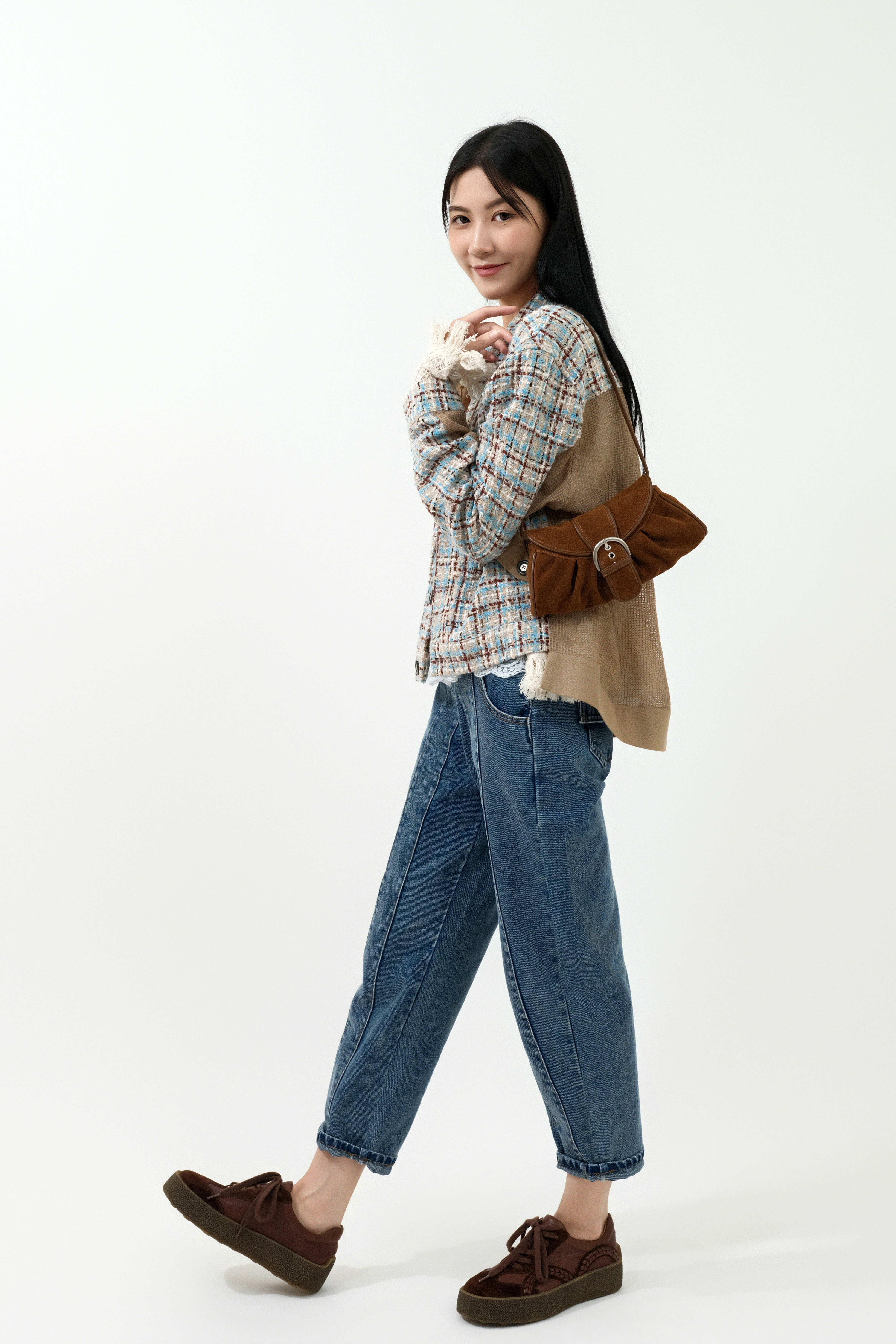 FW25_0004（Tweed 外套＋外套＋上衣＋牛仔褲）