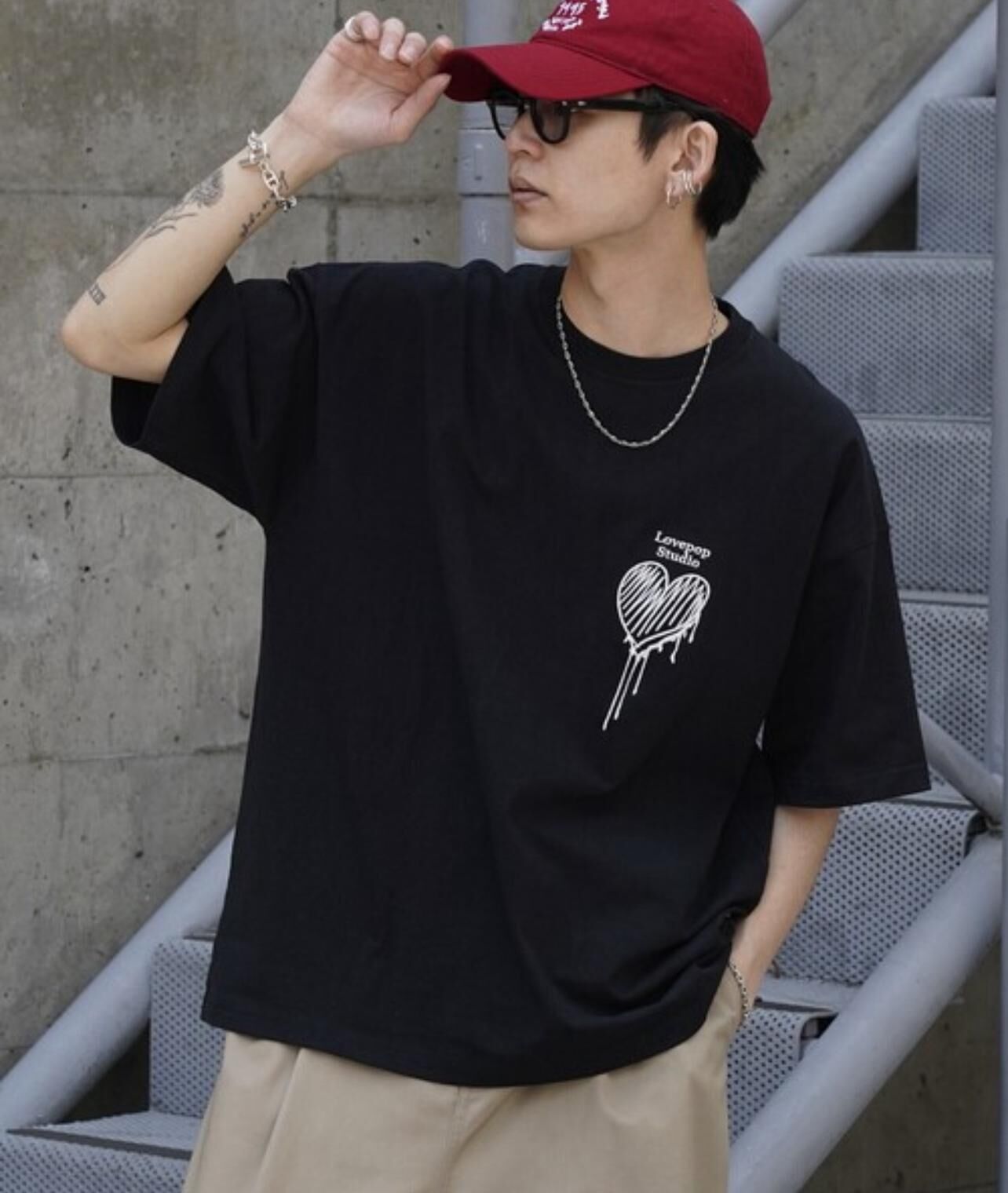 【預購】JN090507 PUBLUX 心形logo短袖上衣