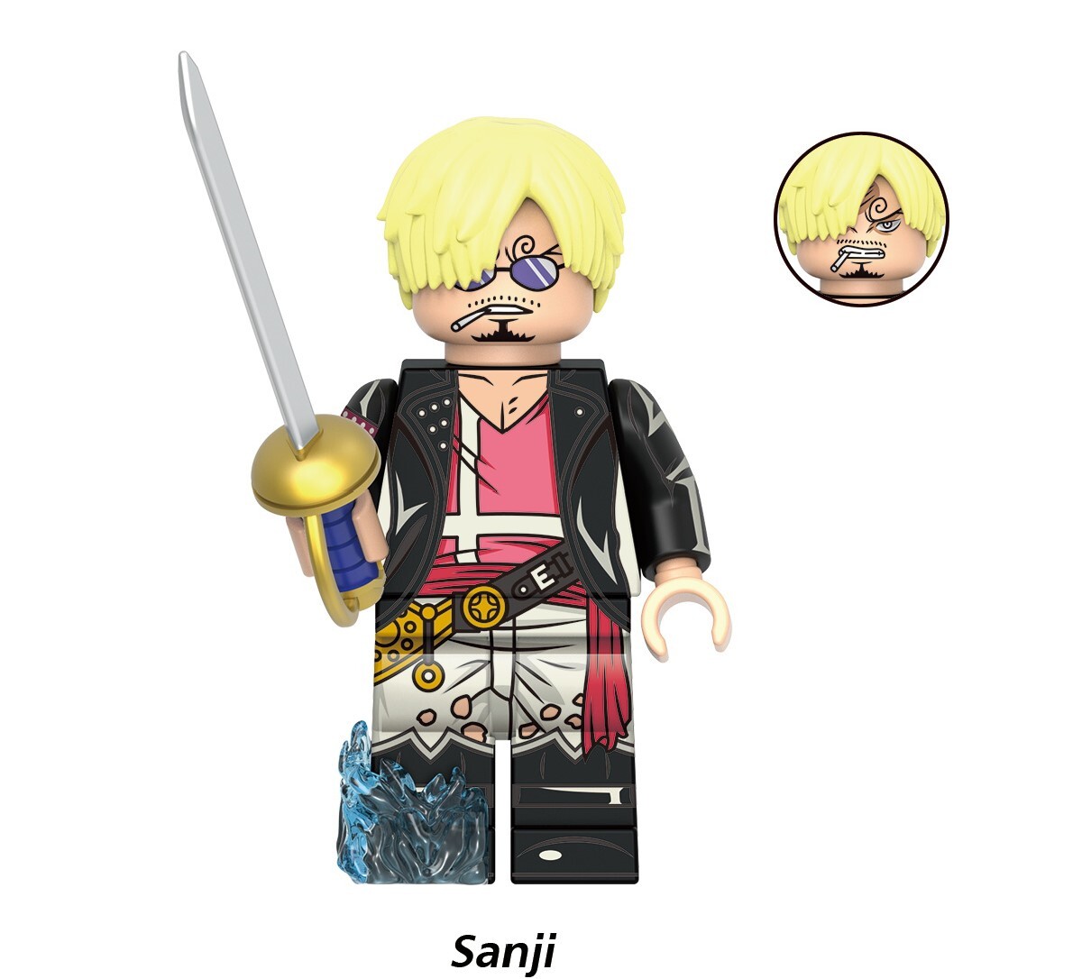 One Piece Custom Minifigures Minifigs Fit Lego X0357