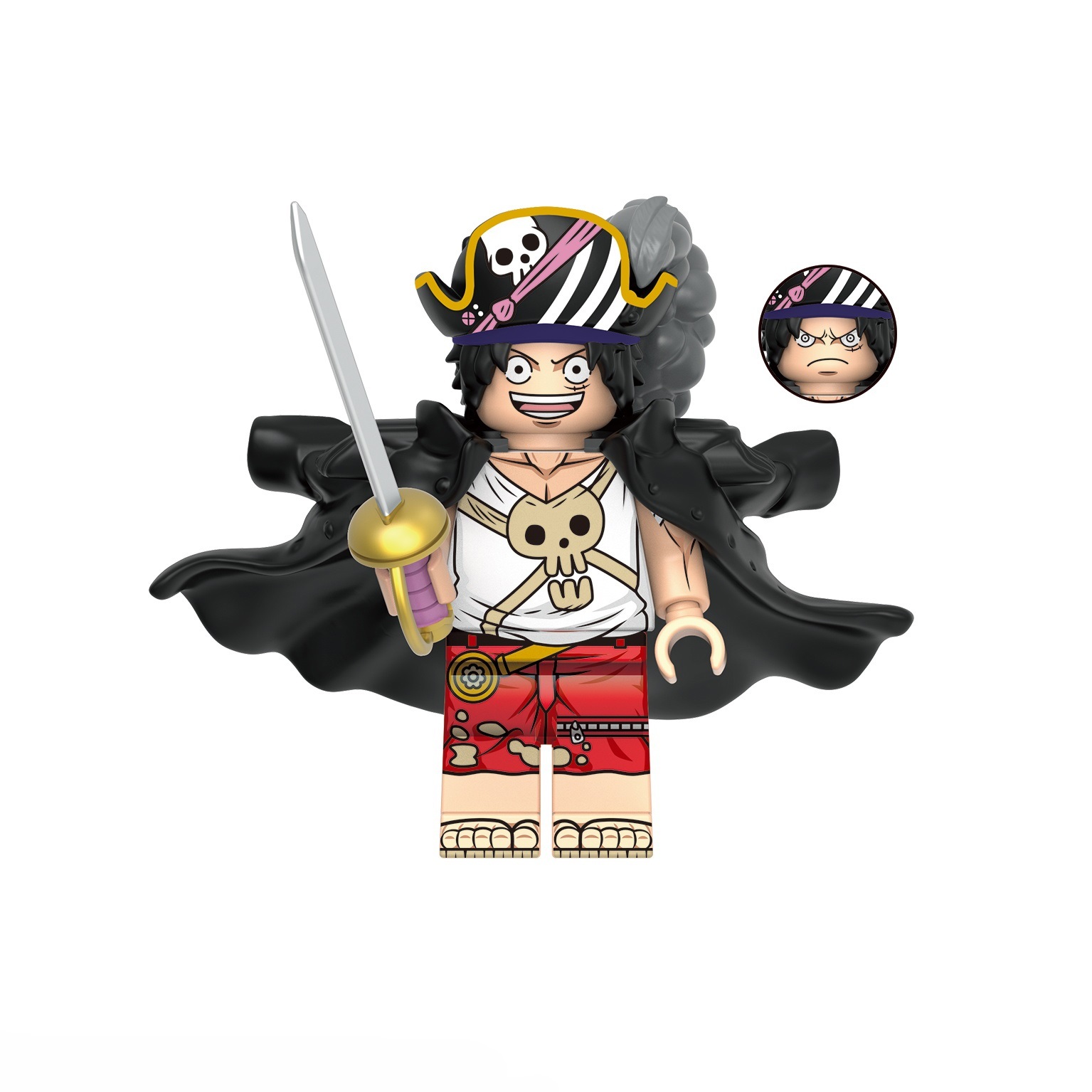 One Piece Custom Minifigures Minifigs Fit Lego X0357