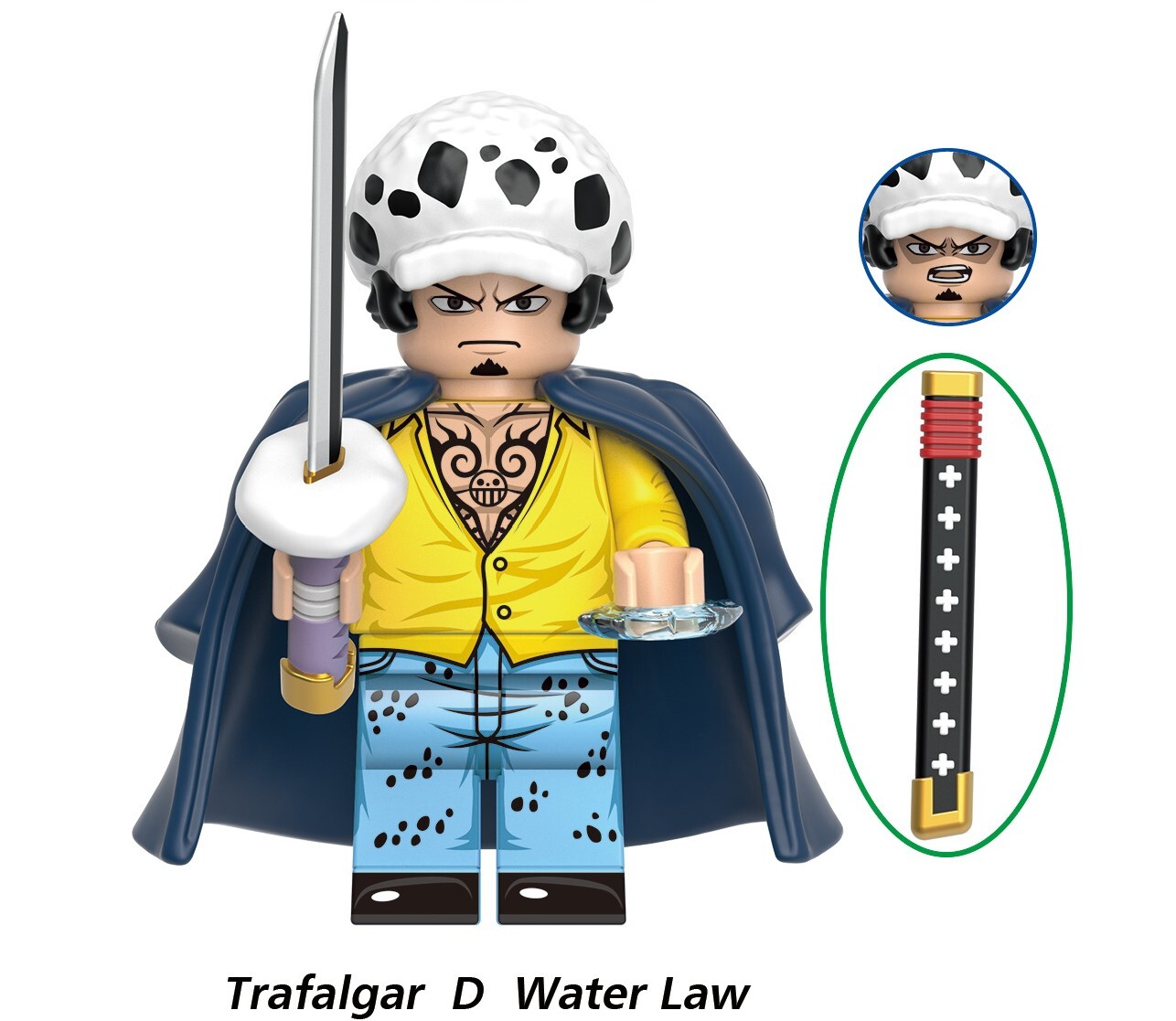 One Piece Custom Minifigures Minifigs Fit Lego X0357