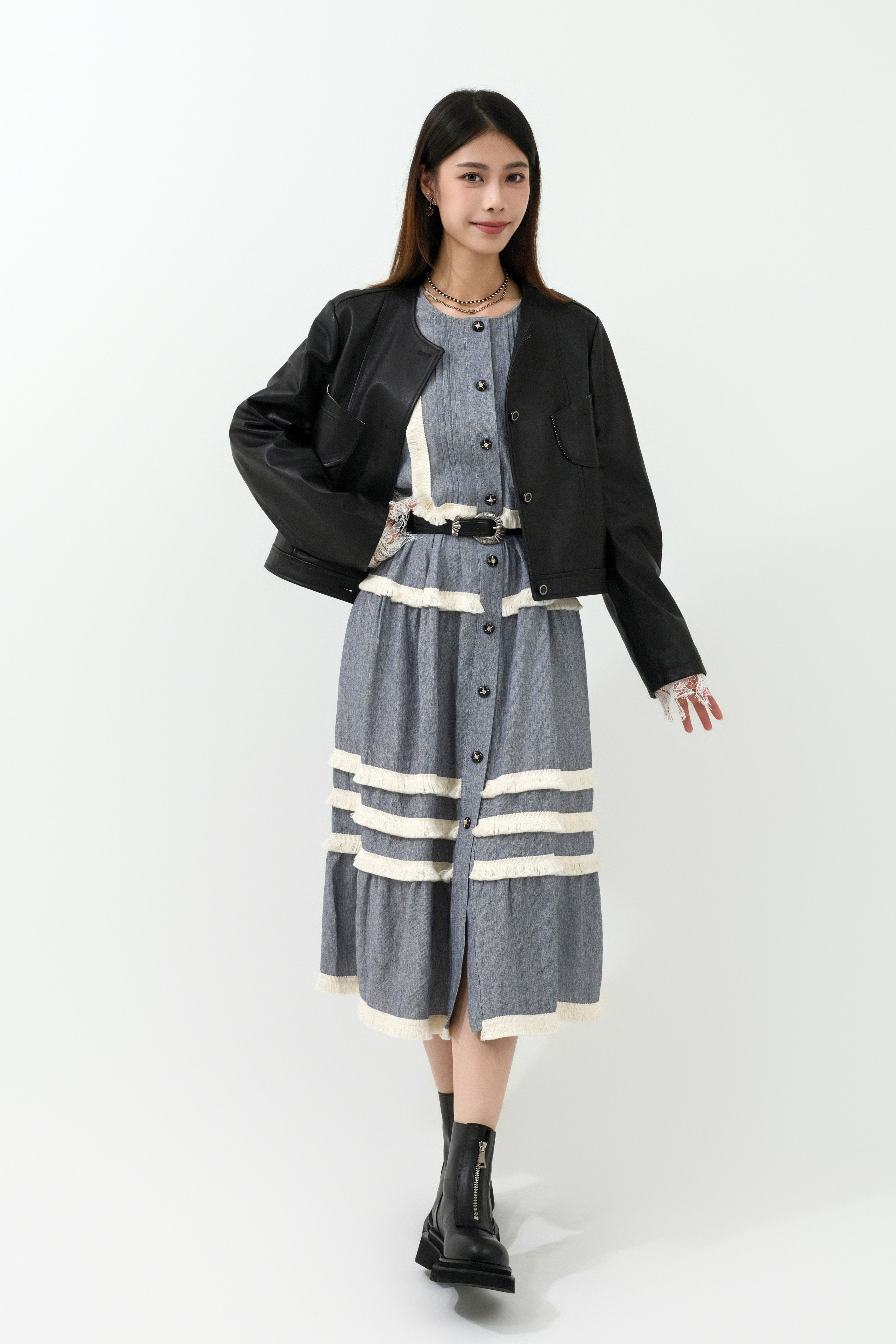 FW25_0010（皮褸＋連身裙）