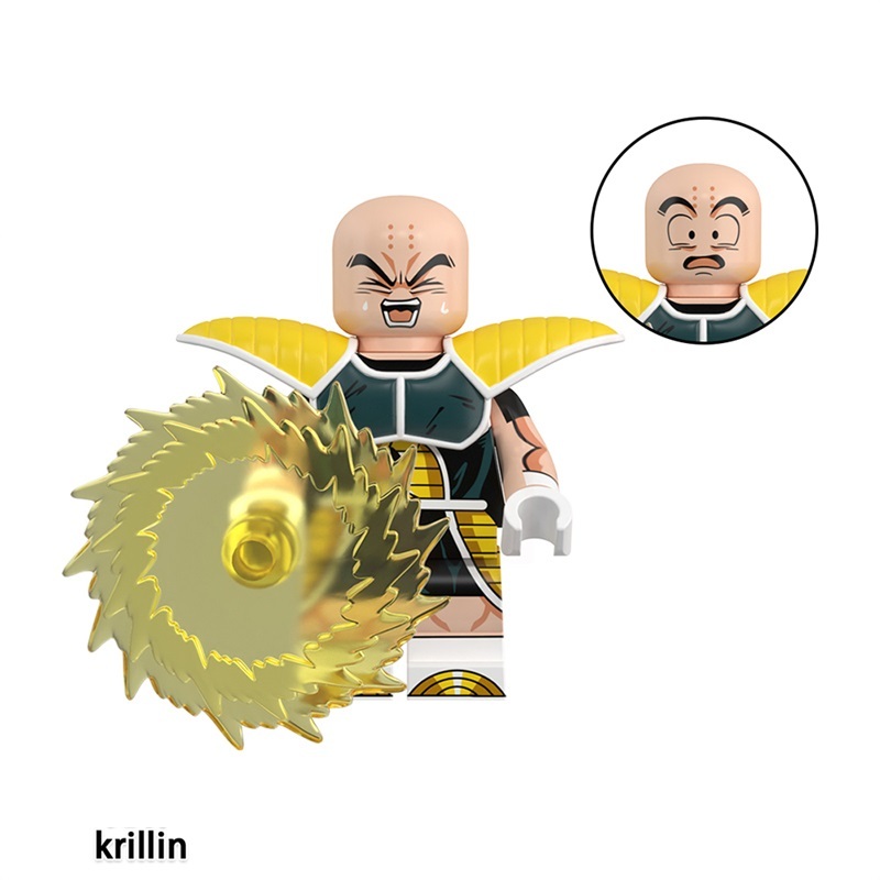 Dragon Ball Krillin Custom Minifigures Minifigs Fit Lego WM6184 WM2722