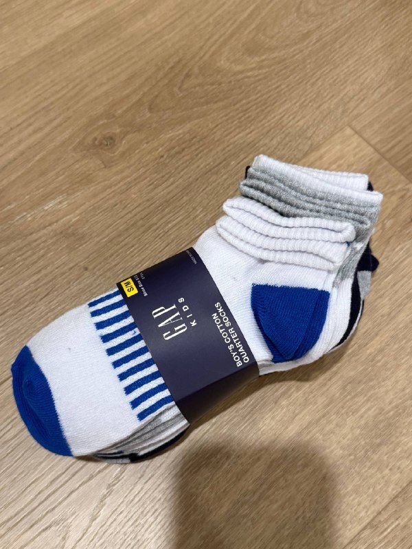 [USW] GAP MULTI 8 PAIRS KIDS BOY'S COTTON QUARTER SOCKS, 193159422868 (UZZ197)