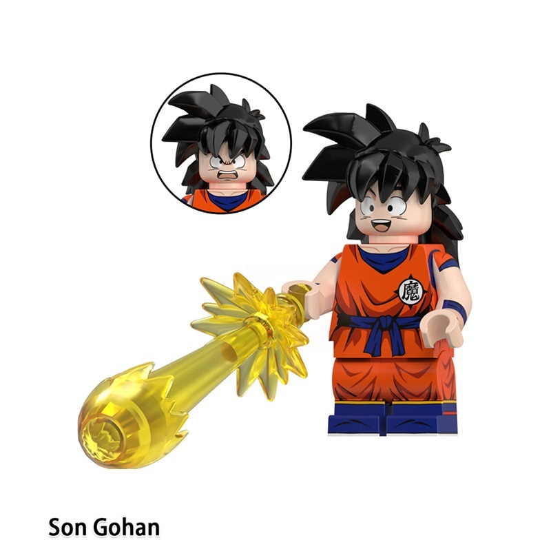 Dragon Ball Son Gohan Custom Minifigures Minifigs Fit Lego WM6184 WM2723