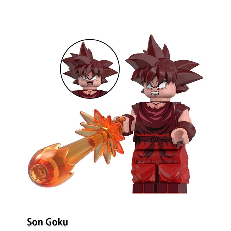 Dragon Ball Son Goku Custom Minifigures Minifigs Fit Lego WM6184 WM2724