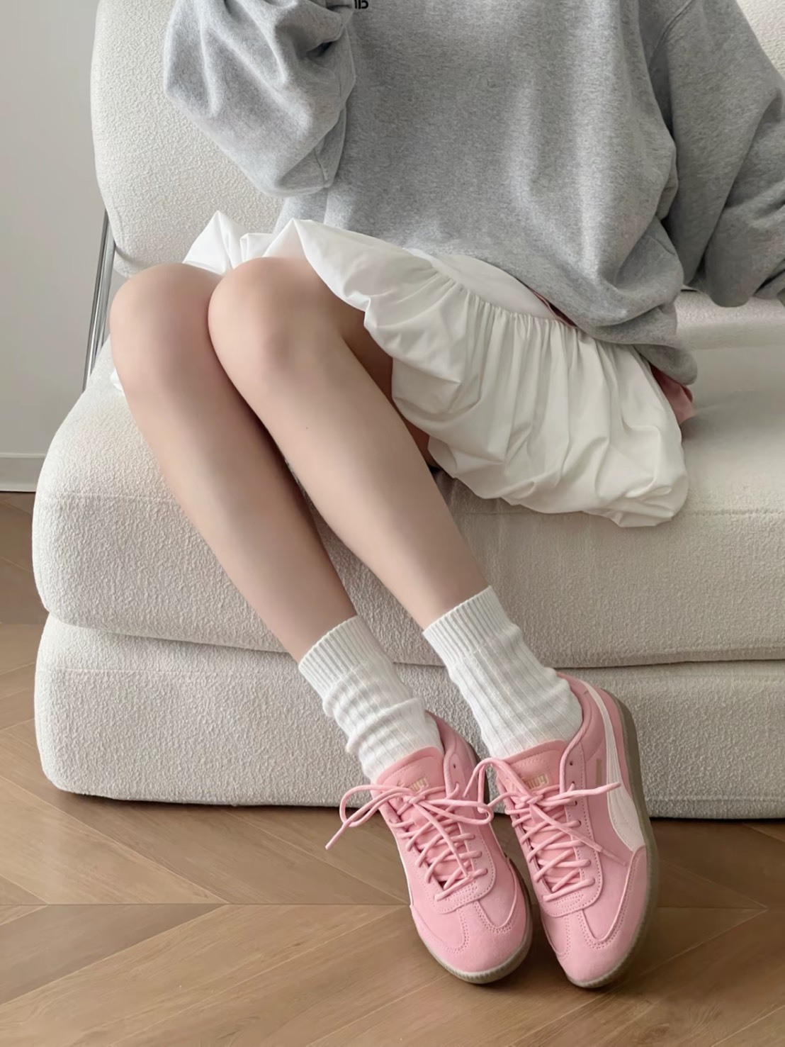 PUMA 9-T SUEDE 西柚粉