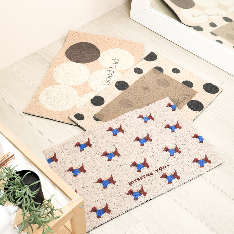 奶油風刮泥地墊【AZ058】