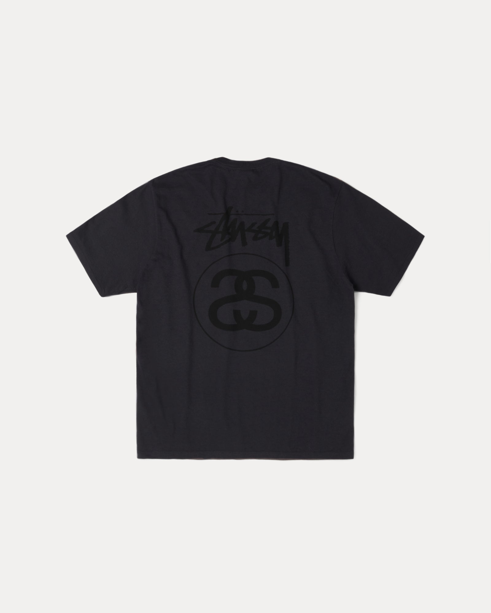 2025AW STUSSY STOCK LINK TEE PIGMENT DYED 左胸字體背後