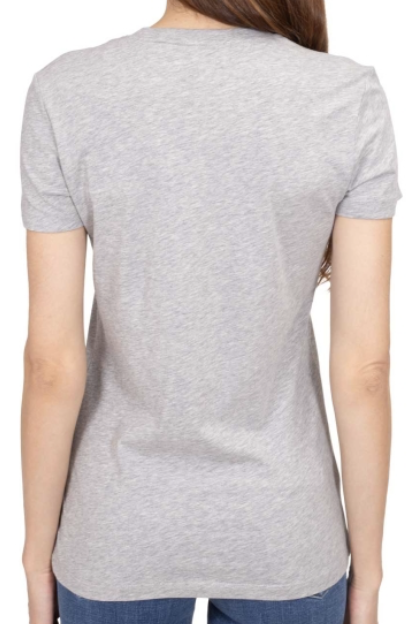 [S] TOMMY HILFIGER LADIES CREW NECK TEE,GREY, 76J4869-050 (STH1036)