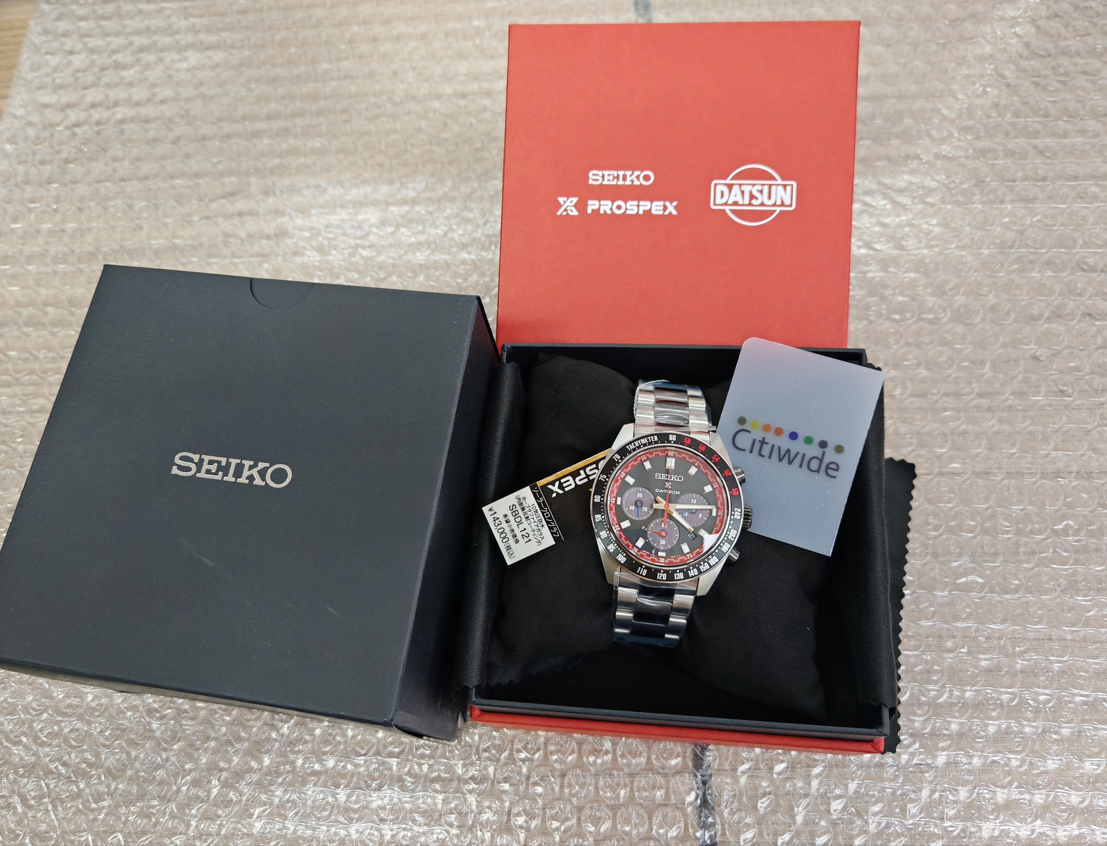 Seiko 精工 Prospex SPEEDTIMER Solar Chronograph NISSAN DATSUN 240Z Collaboration Limited Watch SBDL121/SSC957 SSC957P1 太陽能計時碼 手錶 NISSAN DATSUN 240Z 合作限量版 日本製