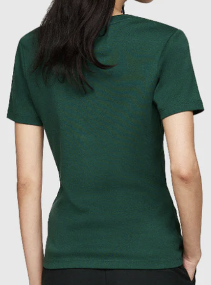 [S] TOMMY HILFIGER LADIES CREW NECK TEE,GREEN, 76J4883-302 (STH1037)