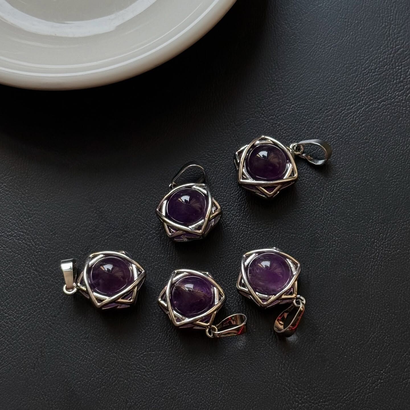 [原石] 紫水晶 項鍊吊墜