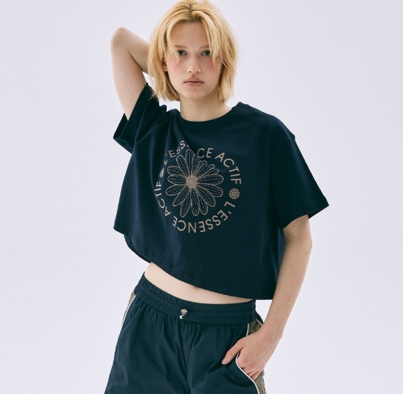 【韓國預購】MARDI KR090517 女裝短款短袖上衣