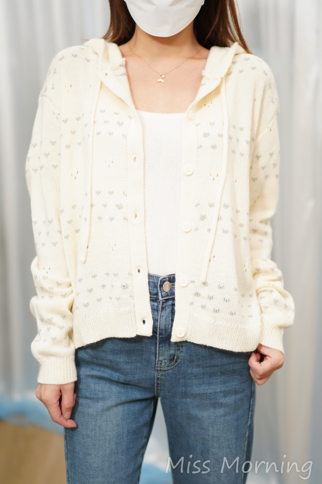 軟熟心心圖案款外套(14767)