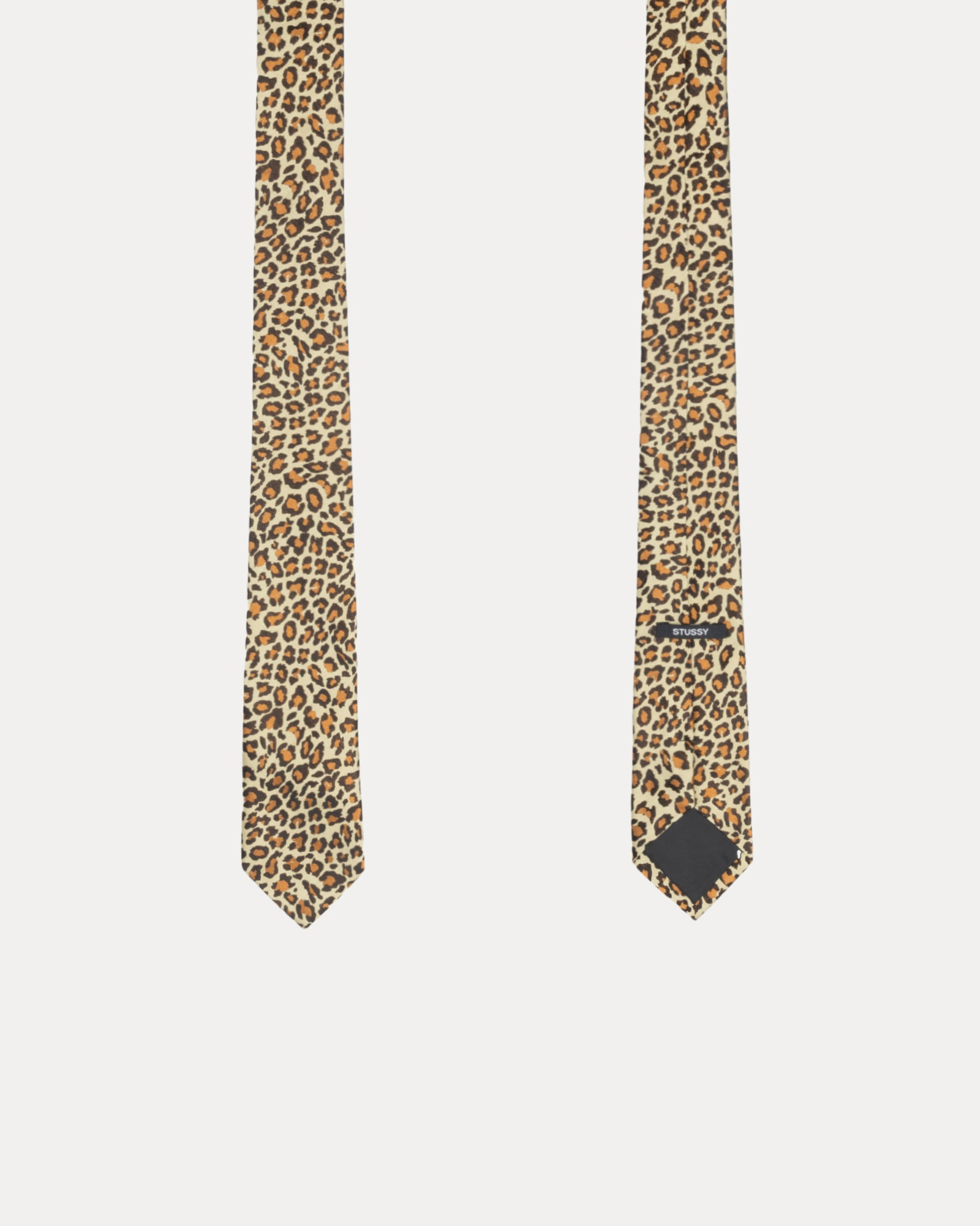 2025AW STUSSY JACQUARD LEOPARD TIE 豹紋 領帶 現貨 138970