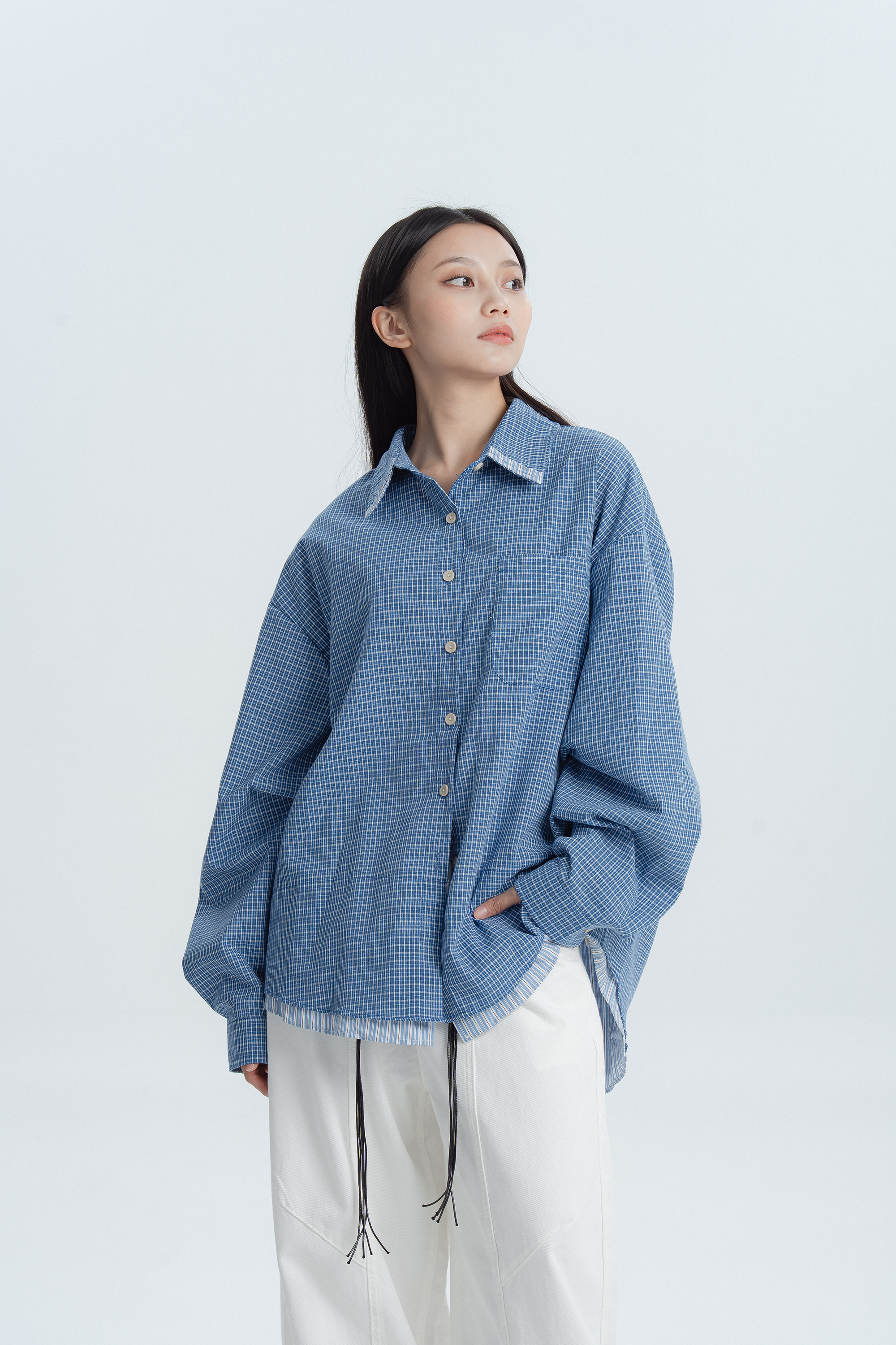 格外喜歡!小拼接長襯 2色