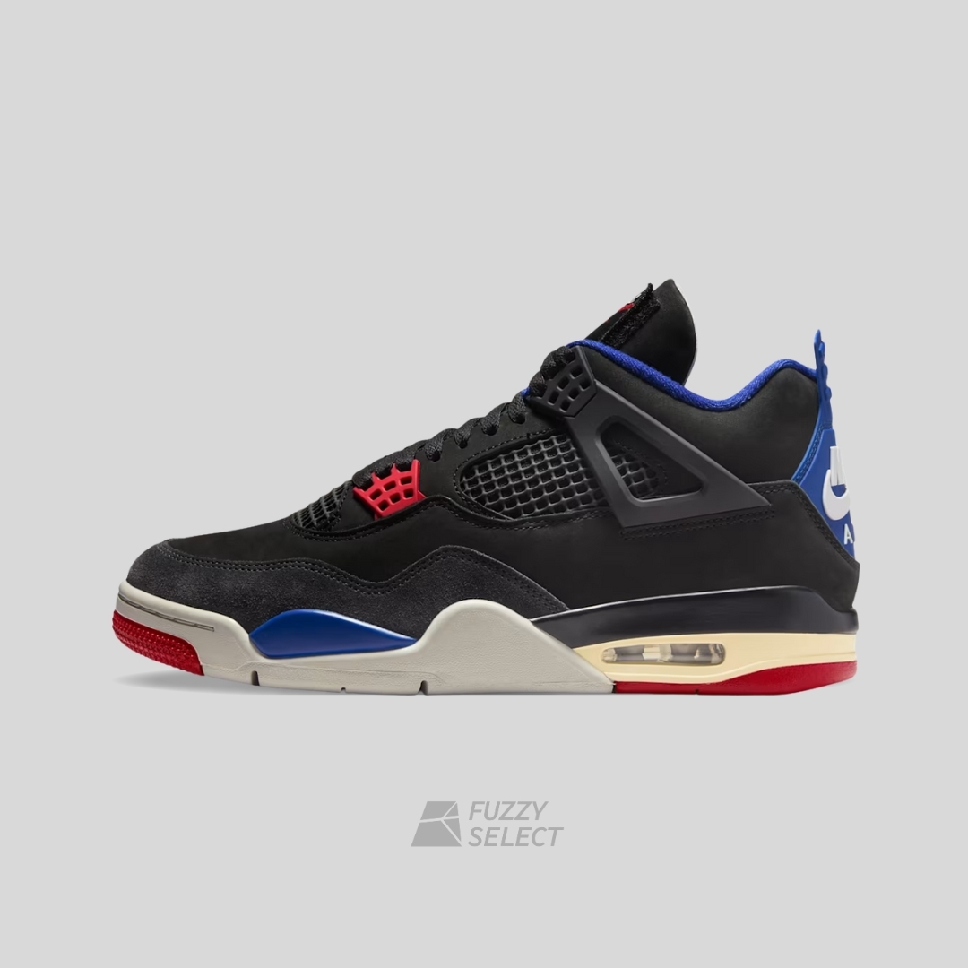 【逢甲 FUZZY】Air Jordan 4 "Rare Air" 黑紅藍 魔鬼氈 FV5029-003 IB4171-003