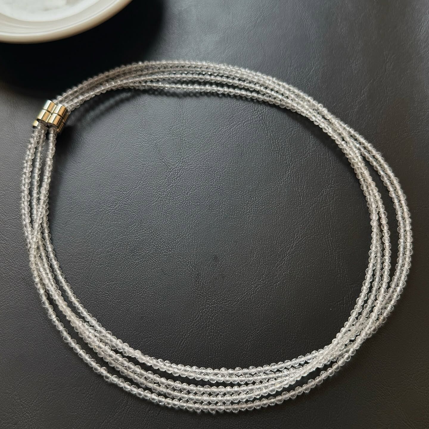 [原石] 白水晶 鎖骨鏈 水晶項鍊