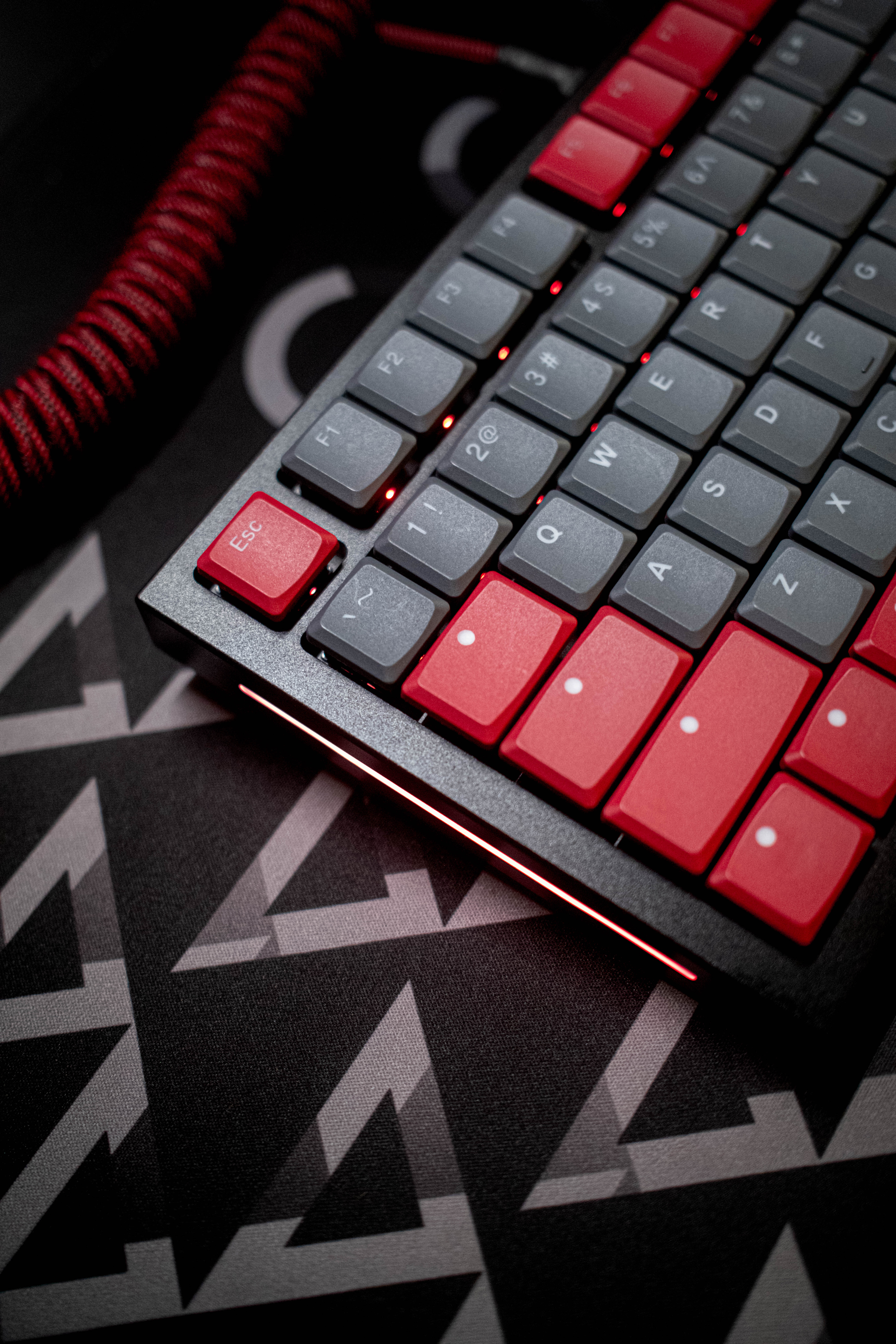 Tai-Hao Low Profile PBT Keycaps –Blaze Gray (MX Type)