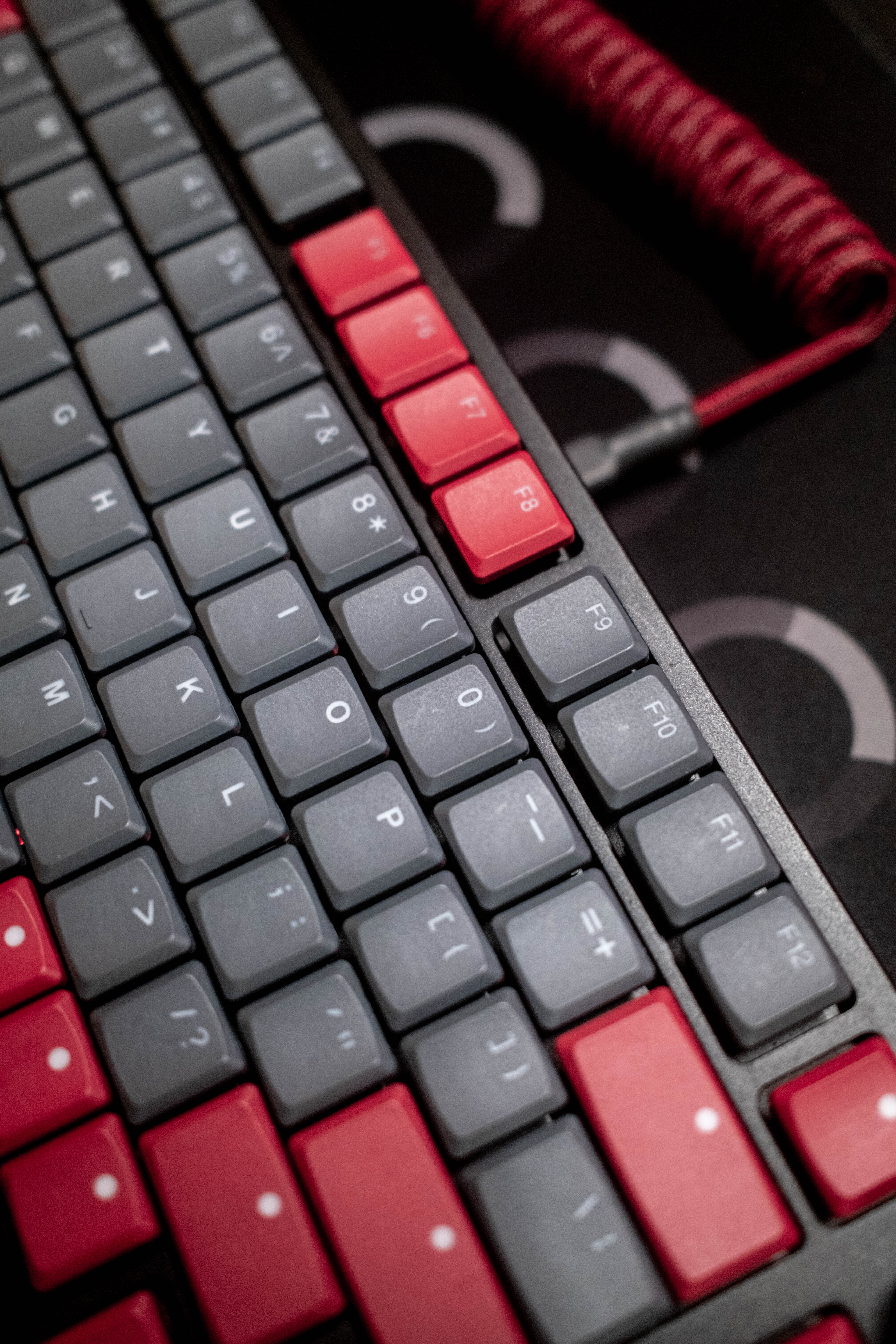 Tai-Hao Low Profile PBT Keycaps –Blaze Gray (MX Type)