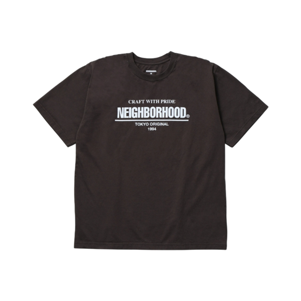 Neighborhood Nh Tee SS-1 黑 / 深棕 / 灰 / 白 正面Logo 短袖 252PCNH-ST01
