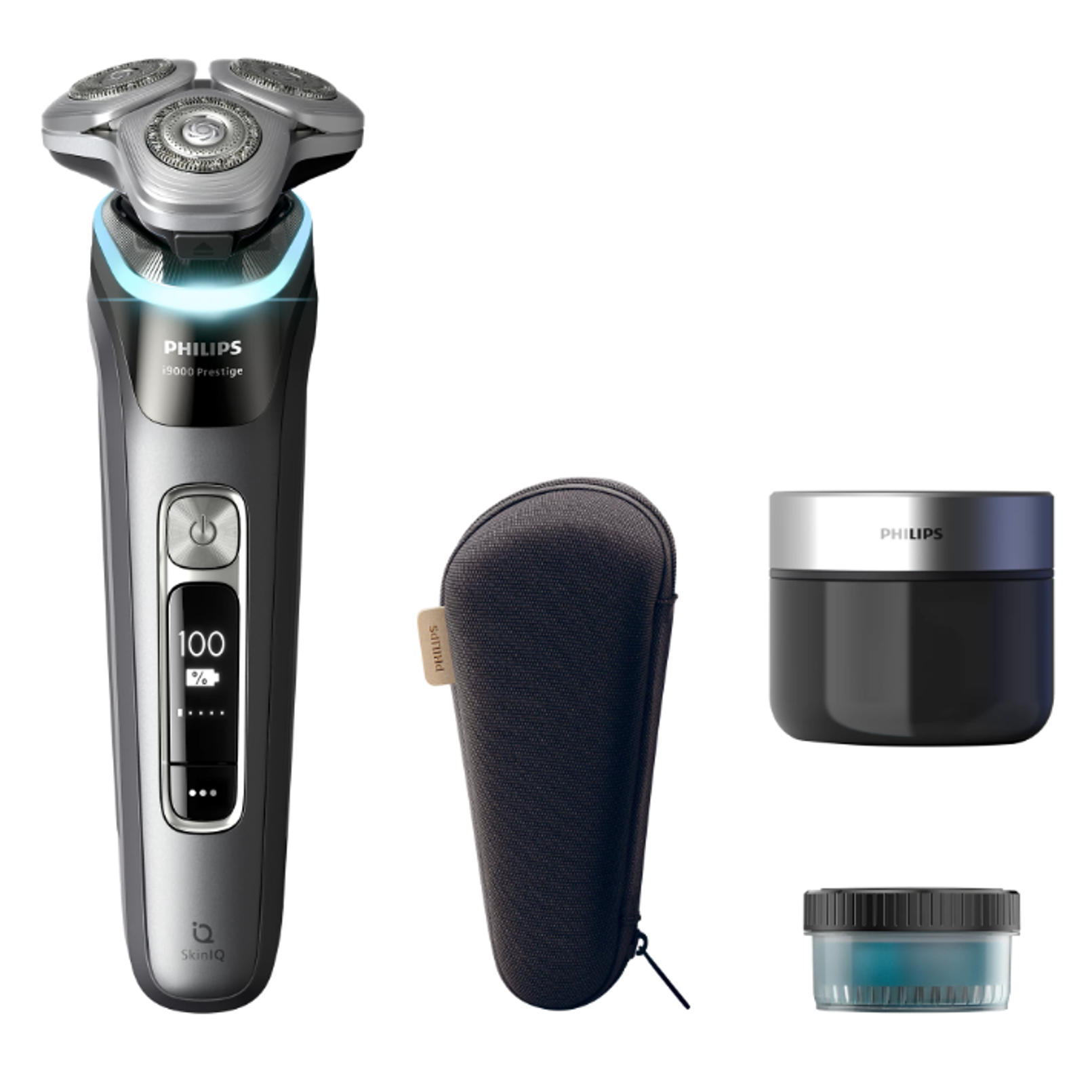 i9000 Prestige Wet&Dry Electric Shaver with SkinIQ XP92