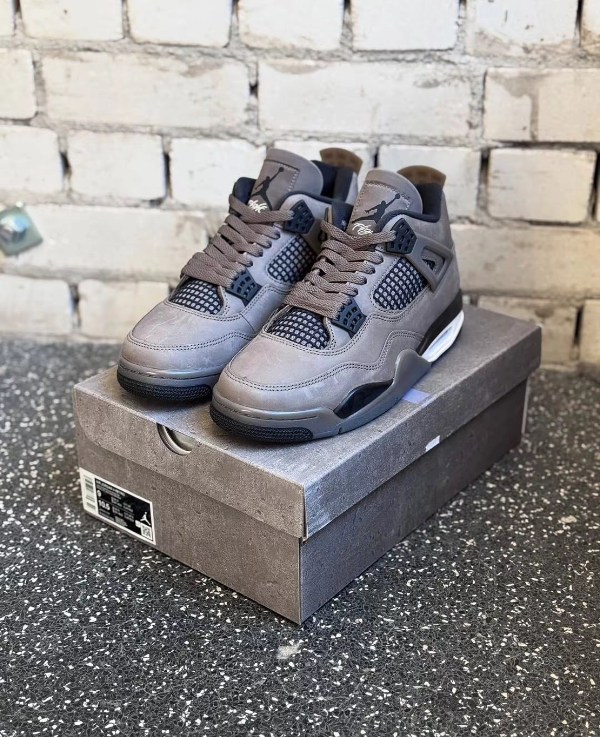 大童鞋 女鞋 NIKE AIR JORDAN 4 RETRO GS 'Cave Stone and Black' 棕 拼接 復古 運動 籃球鞋【IB4171-200】AJ4