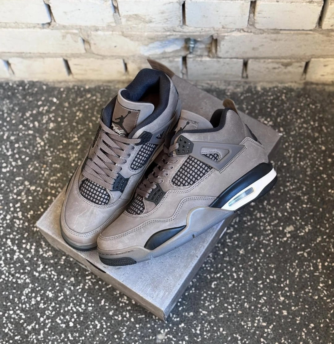 大童鞋 女鞋 NIKE AIR JORDAN 4 RETRO GS 'Cave Stone and Black' 棕 拼接 復古 運動 籃球鞋【IB4171-200】AJ4