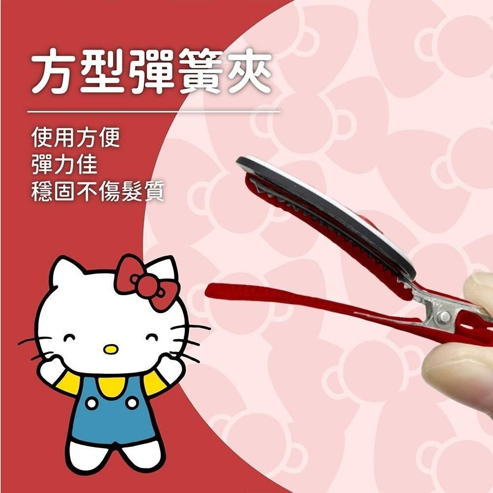 Hello Kitty大頭款硅膠髮夾2入/組-AJ0587