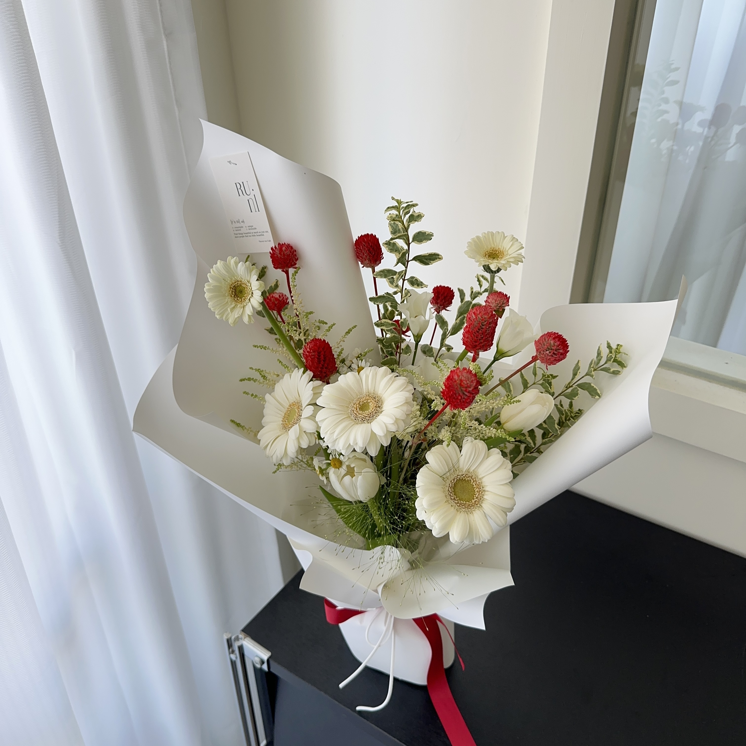 日光絮語-進口太陽鬱金香鮮花花束