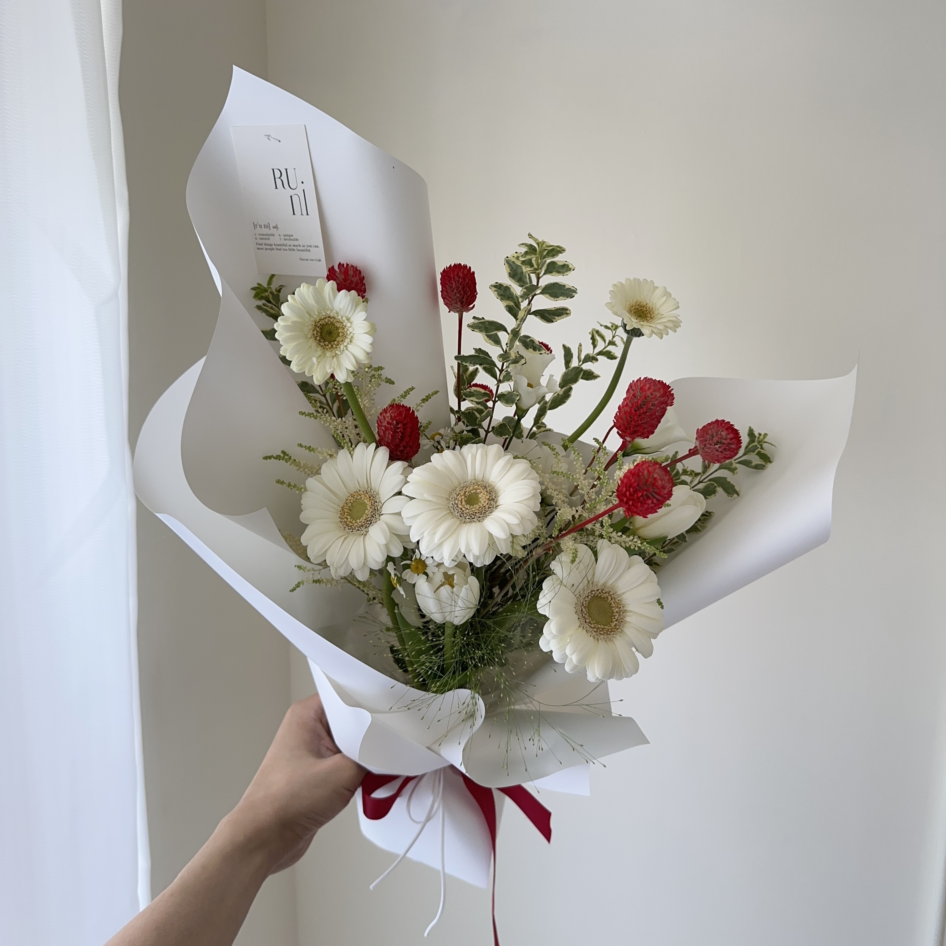 日光絮語-進口太陽鬱金香鮮花花束