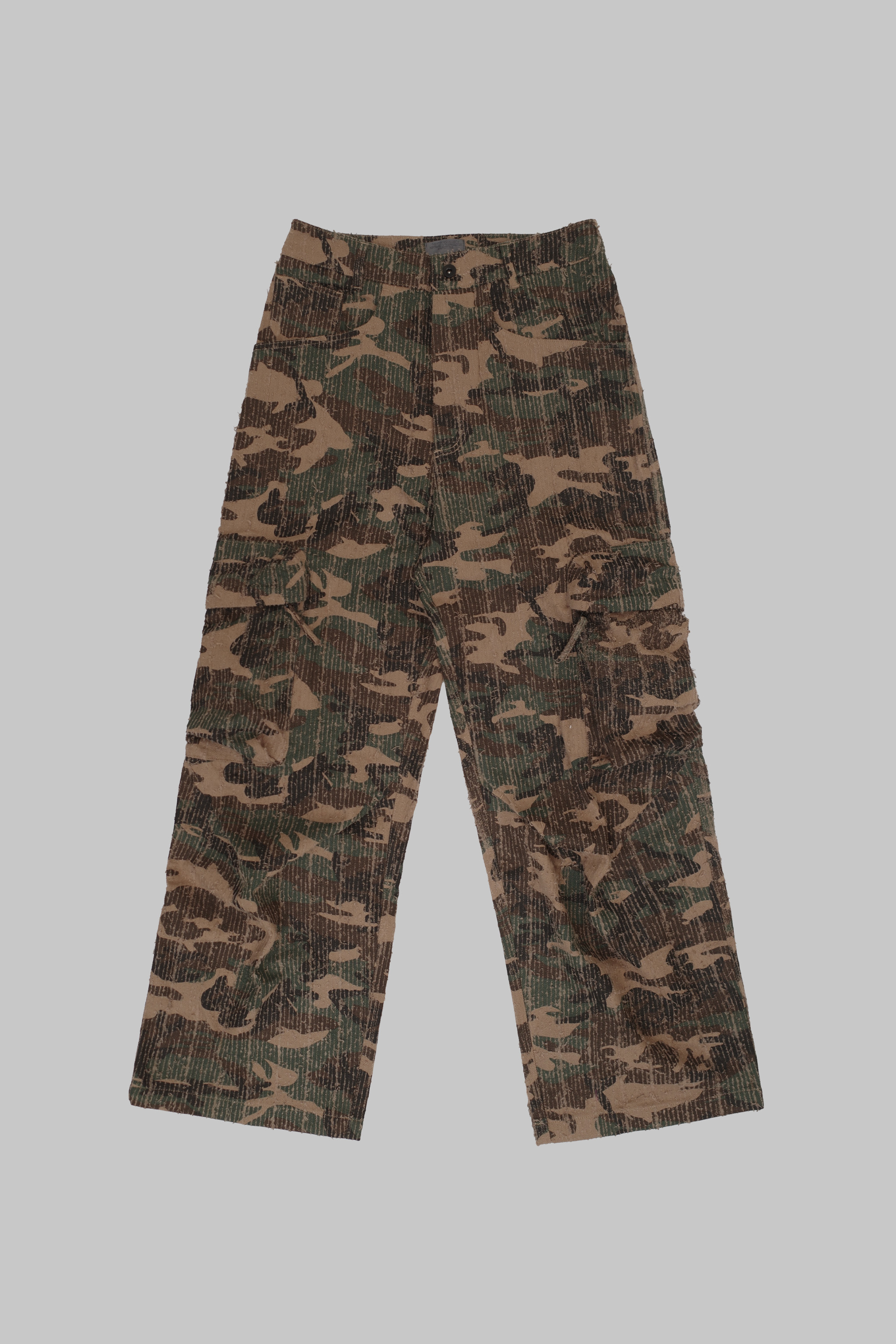 Anonymous Talking｜F25-P07 – Camo Cargo Pants (Beige)