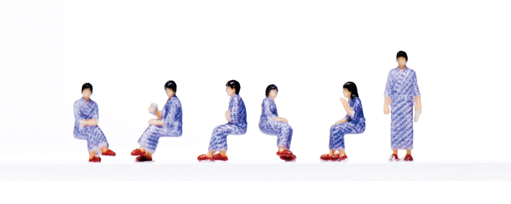 Kato 24-1201 N規 寢台列車的乘客：浴衣穿著