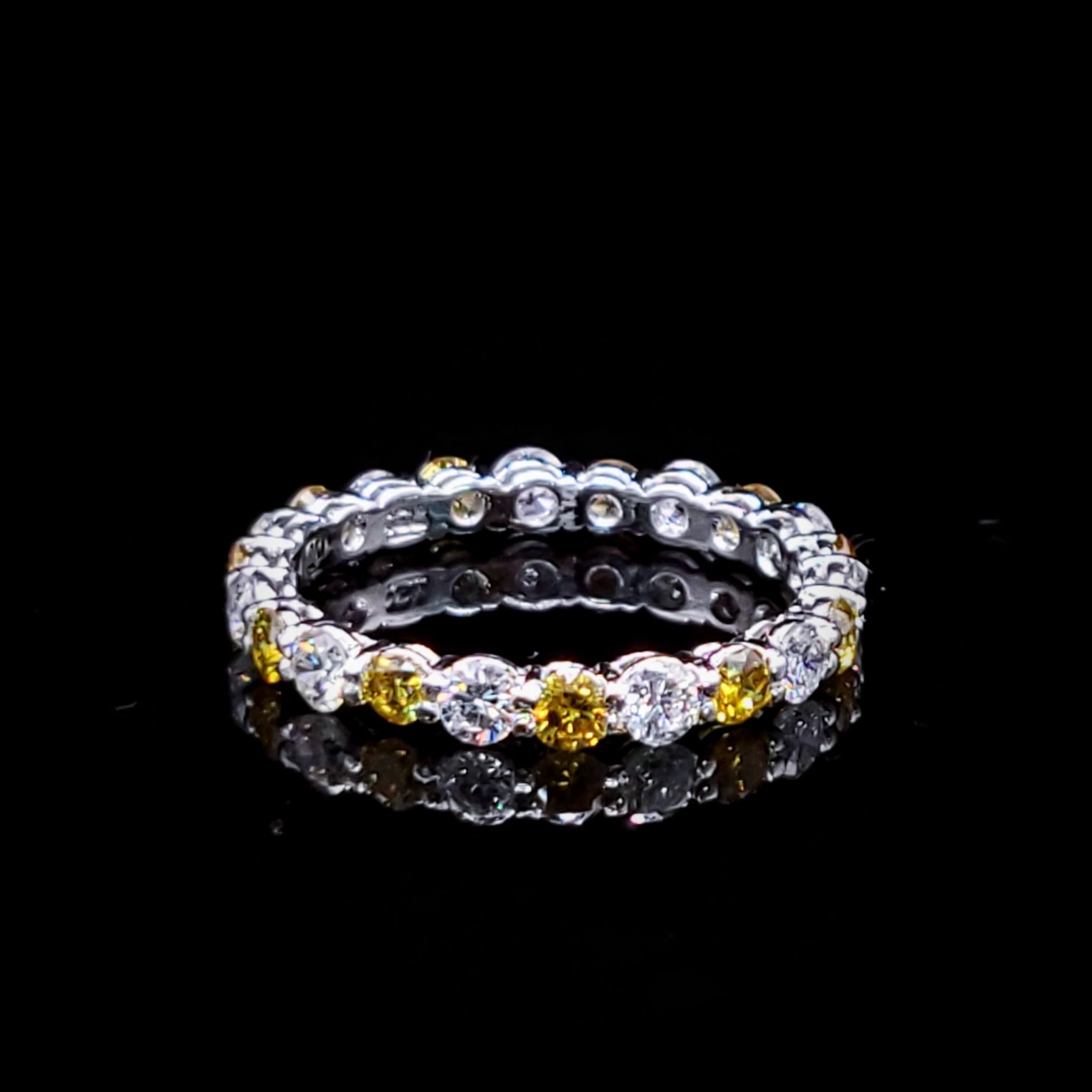 18K White Gold 1.15ct Eternity Diamond Ring