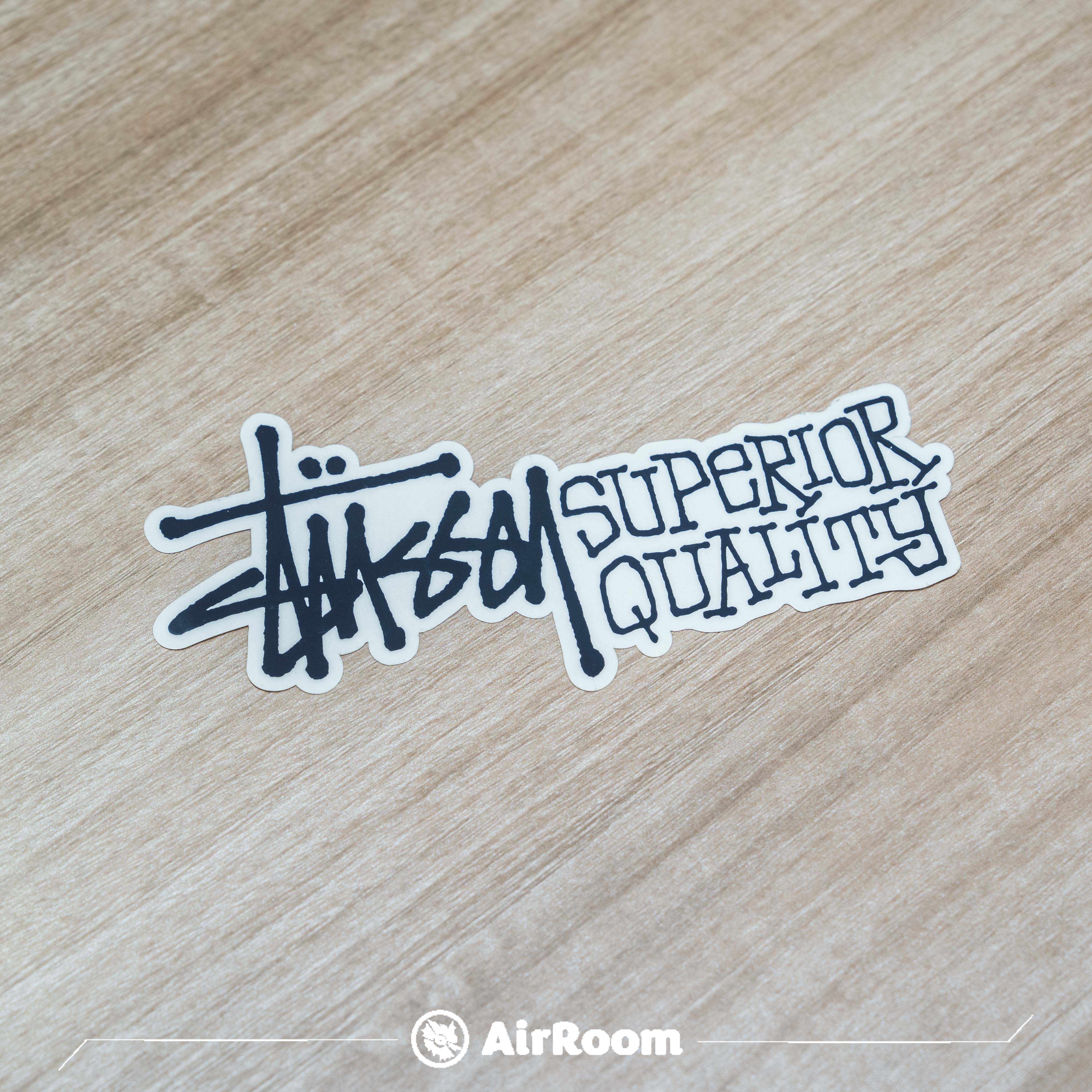 2025AW STUSSY Logo 字樣 可貼 行李箱 筆記本 條碼 1980 貼紙 現貨