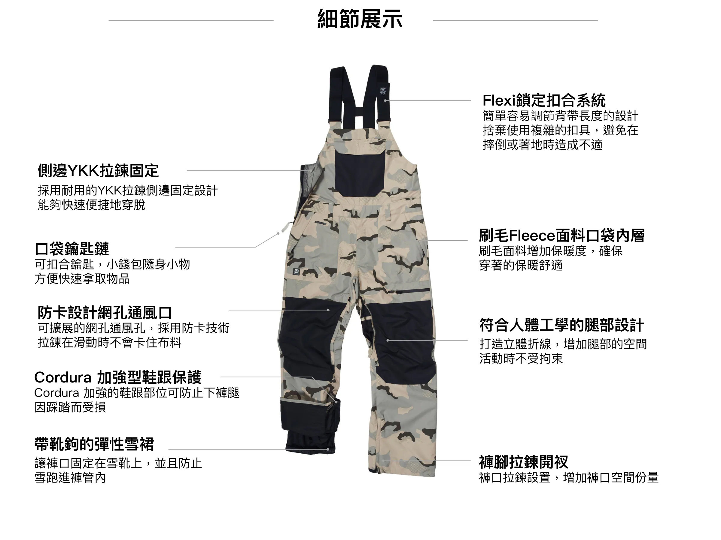 滑雪吊帶褲_transfer pants_細節圖