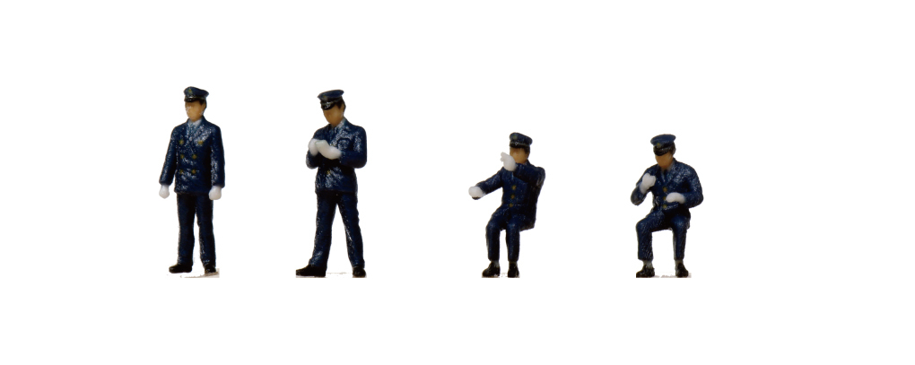 Kato 6-535 HO規 運転士・車掌A(長袖・濃紺)