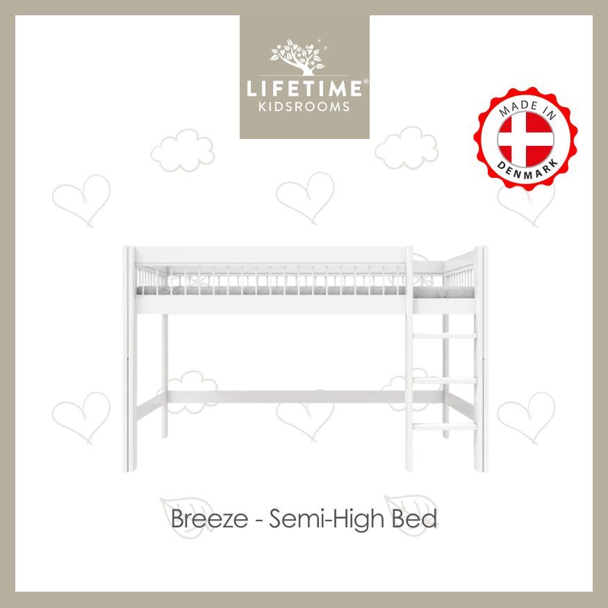 Lifetime Semi High Bed 90 x 200 - Breeze