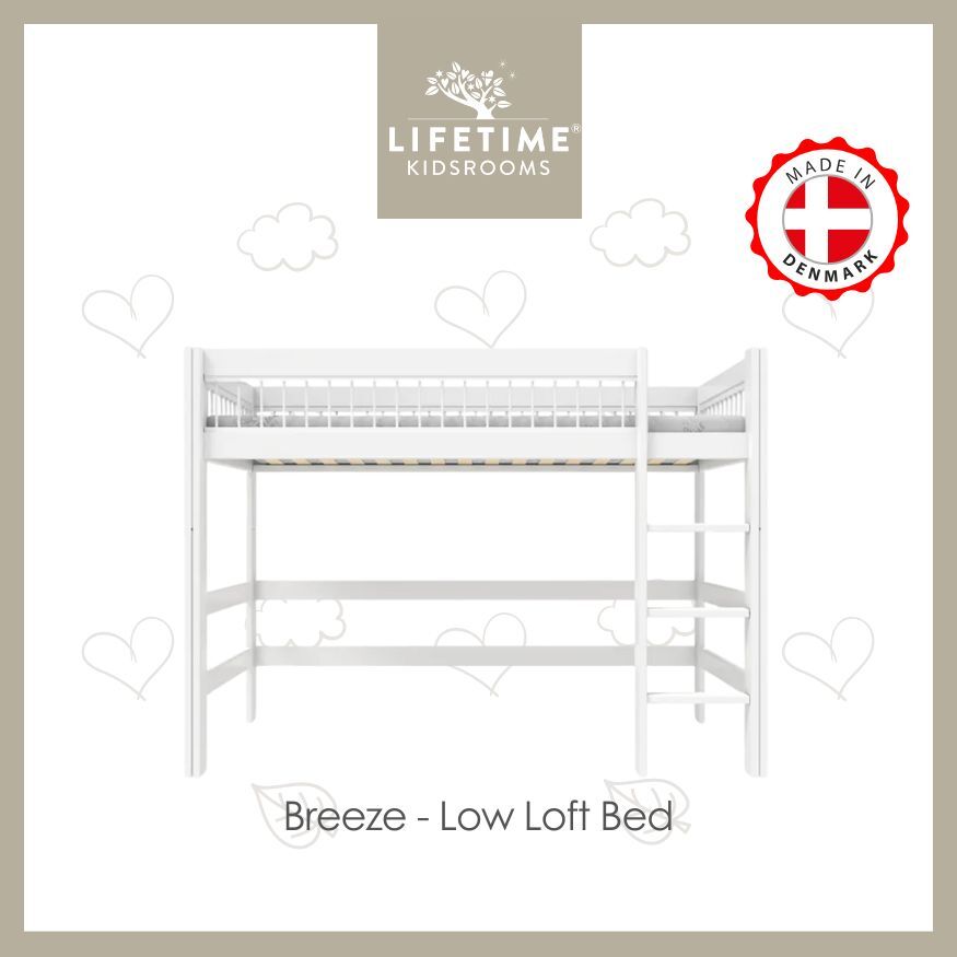 Lifetime Low loft bed 90 x 200 - Breeze
