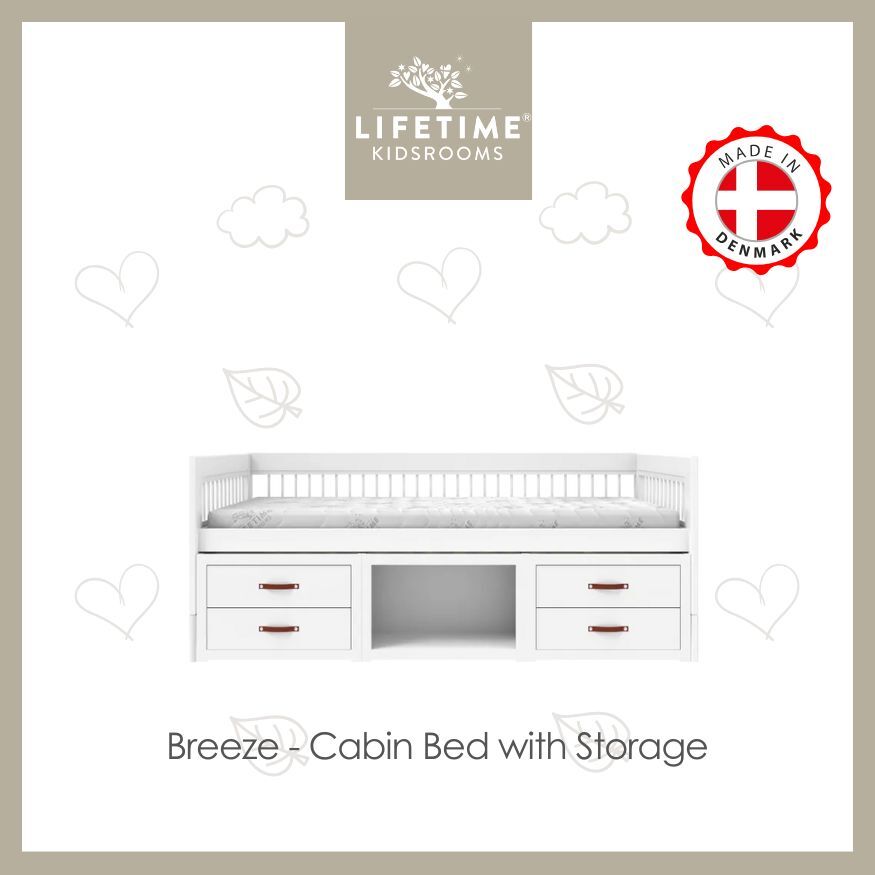 Lifetime Cabin Bed with Storage - Breeze (excl. handles)