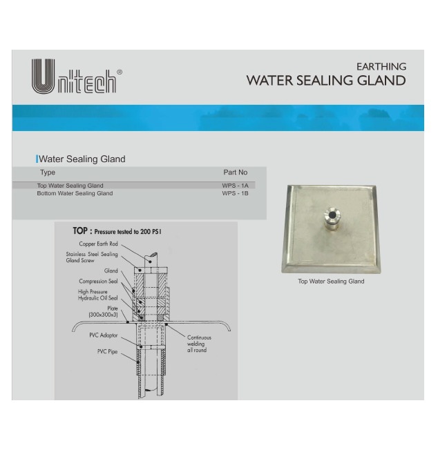 "Unitech" Water Sealing Gland (止水環)